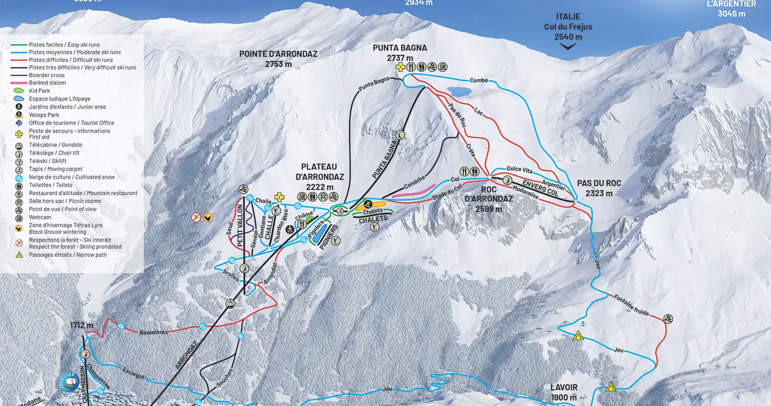 Ski Lifts Valfrejus
