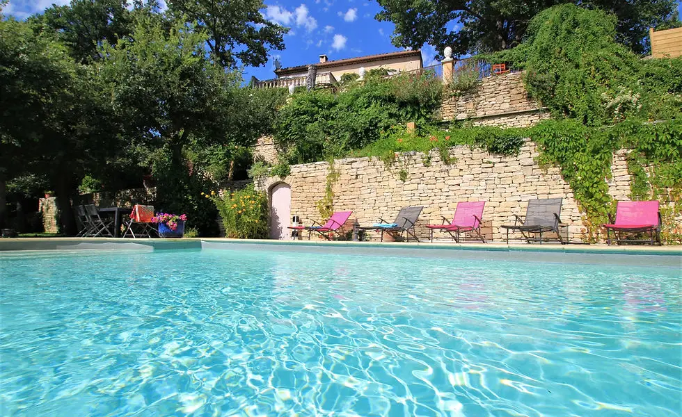 Domaine Les Félibres: location villa avec piscine - rent luxury house (Provence, Le Luberon)
