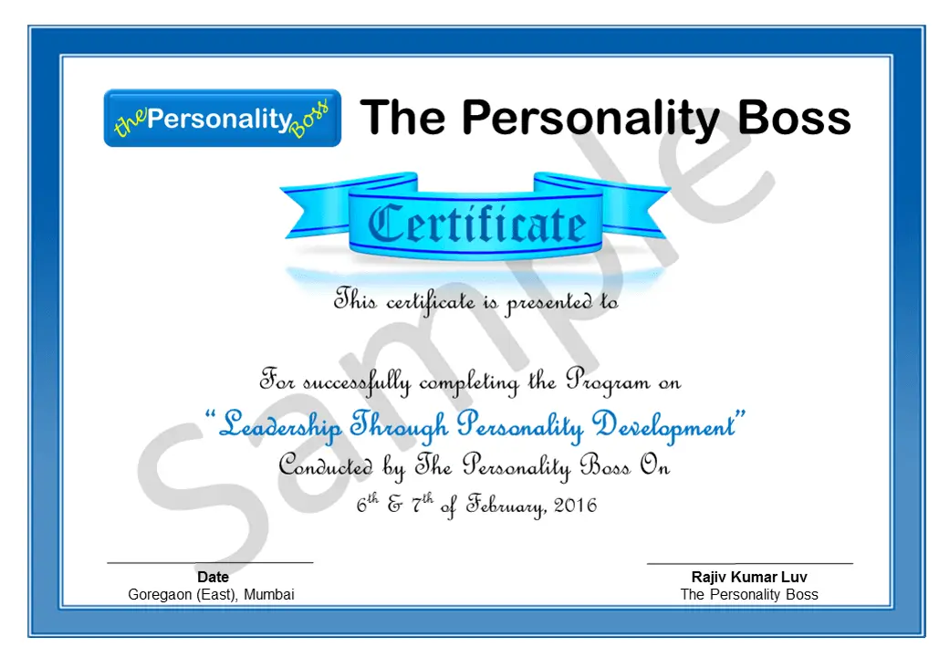 The Personality Boss