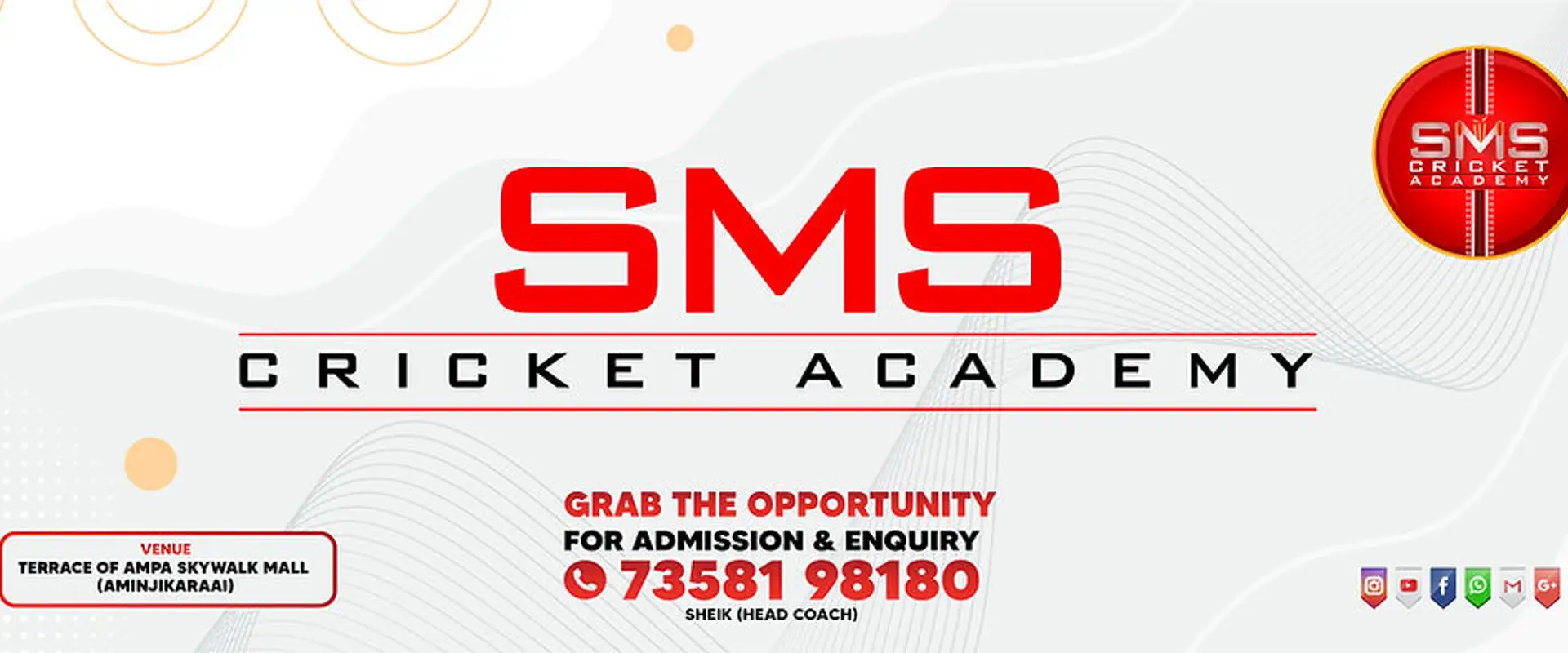 SMS CRICKET ACADEMY