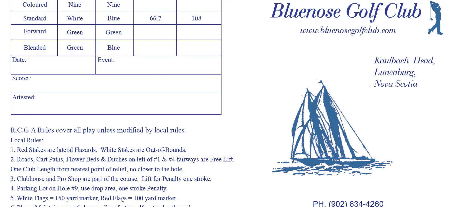 Bluenose Golf Club