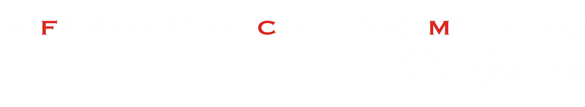 La Formation Comédie Musicale
