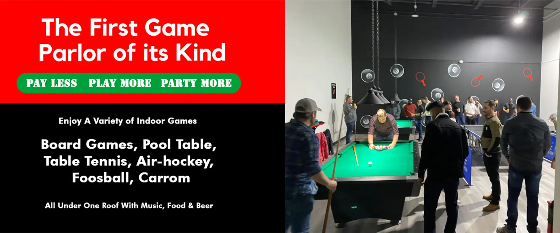 Real Joyhouse(LLBO)-board game cafe-Pool table-Table tennis-Foosball-Air hockey