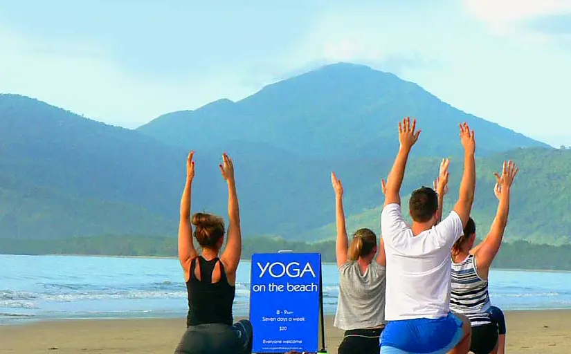 Yoga On The Beach