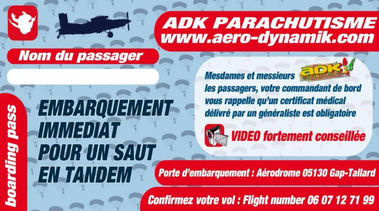 ADK Saut en Parachute Tallard