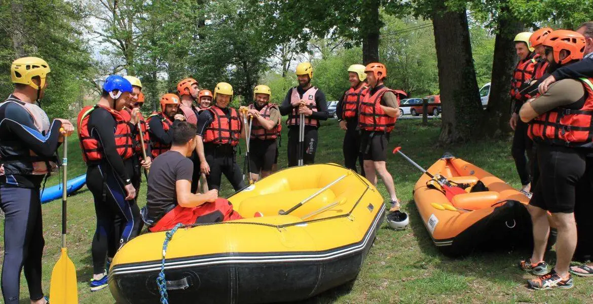 Rafting Lathus 86 location