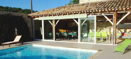 Al Pont Sud: location Gîte de caratère grande capacité piscine au sel (Tarn et Garonne, Montauban)