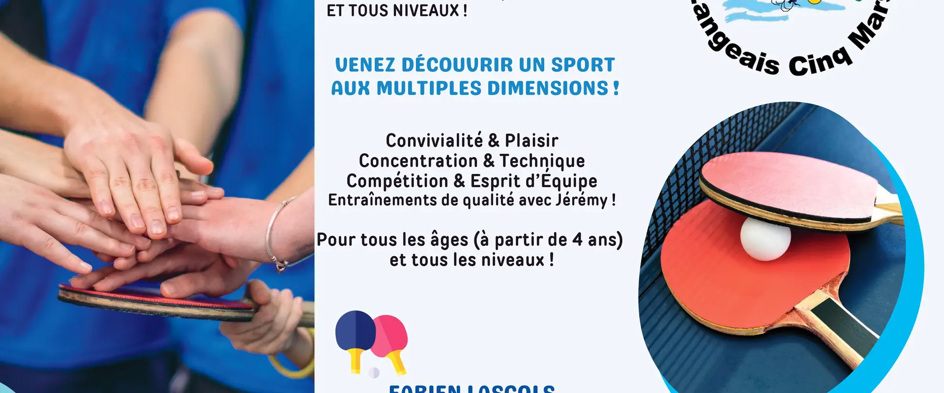 Tennis Association De Table Langeais Cinq Mars