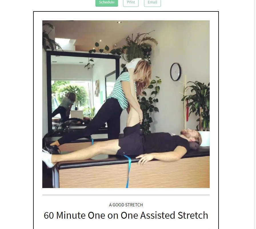 A good STRETCH