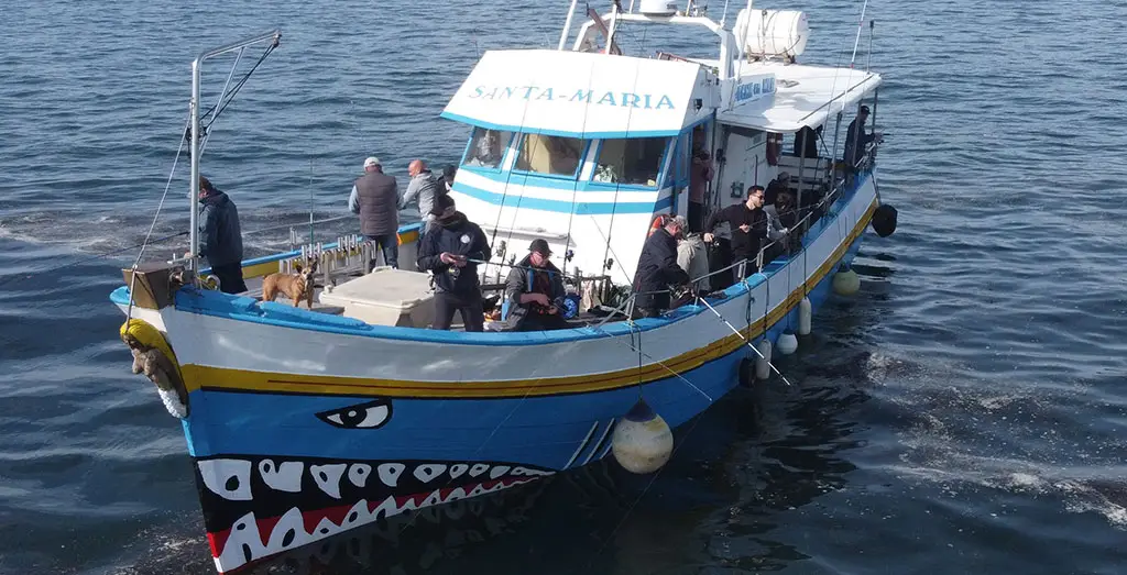 SANTA-MARIA : Promenades et pêche en mer en Baie de Concarneau, Les Génans.