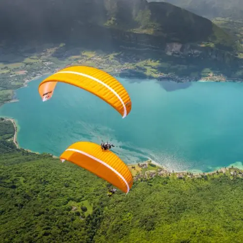Décollage parapente planfait