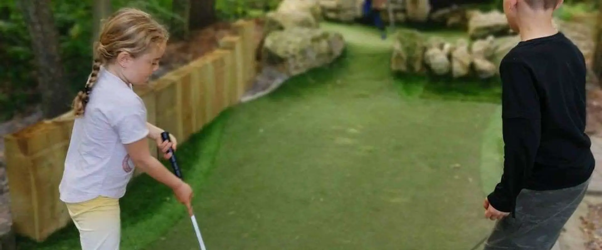 Indoor Putting Green in the Sports Plaza