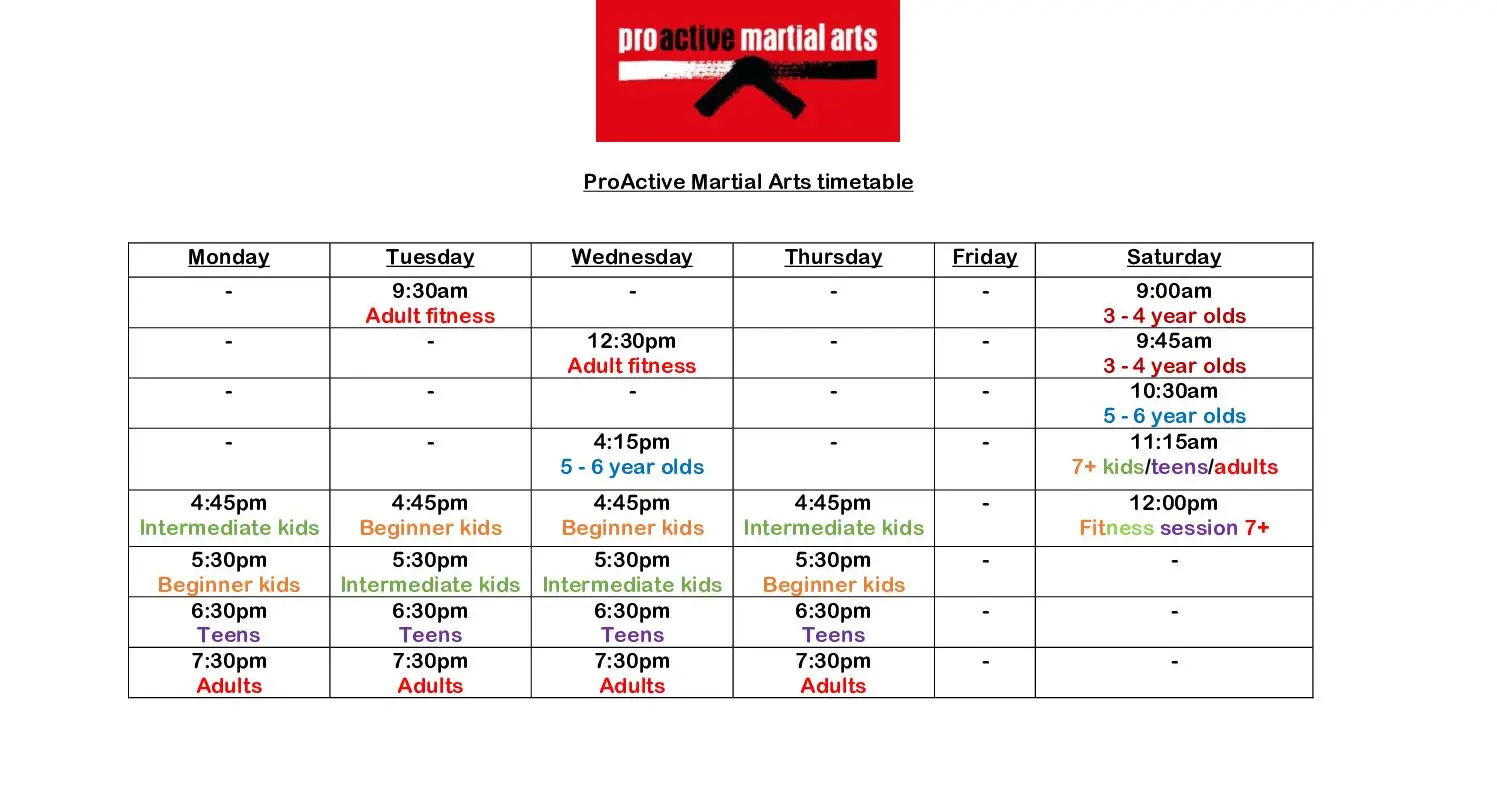 ProActive Martial Arts