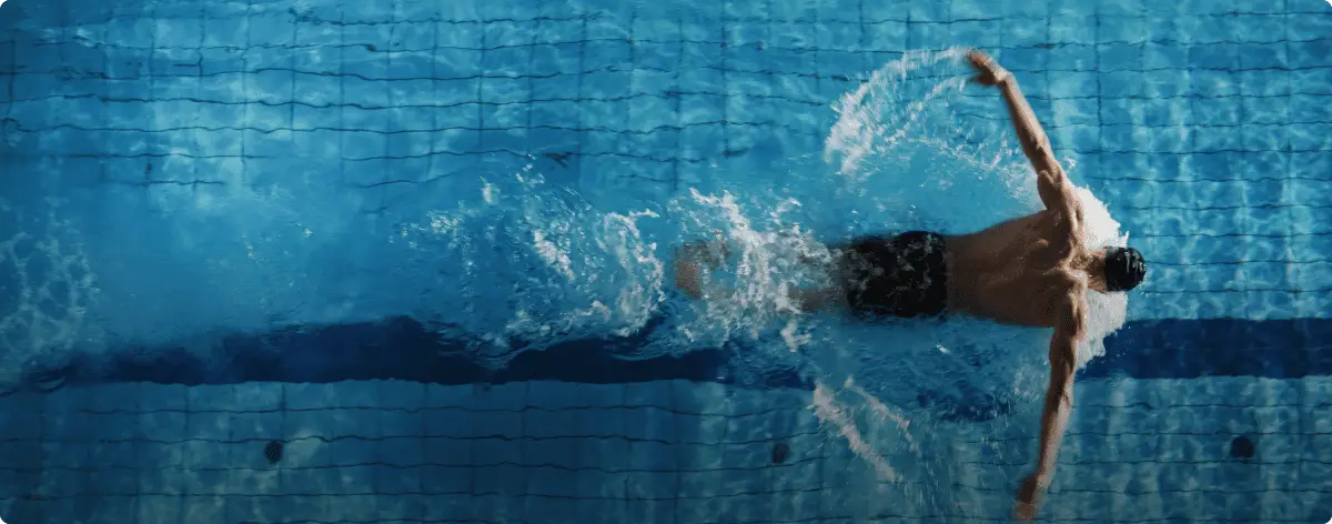 Fitso Rohini BMW, Swimming