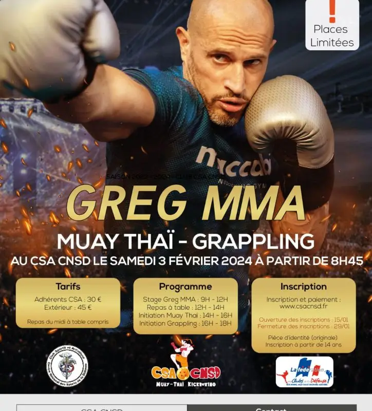 Csa Cnsd Muay Thaï / Kickboxing / Grappling