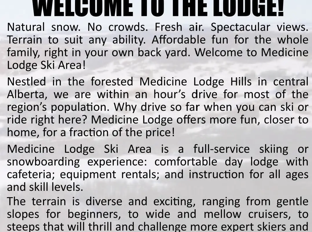 Medicine Lodge Ski Hill