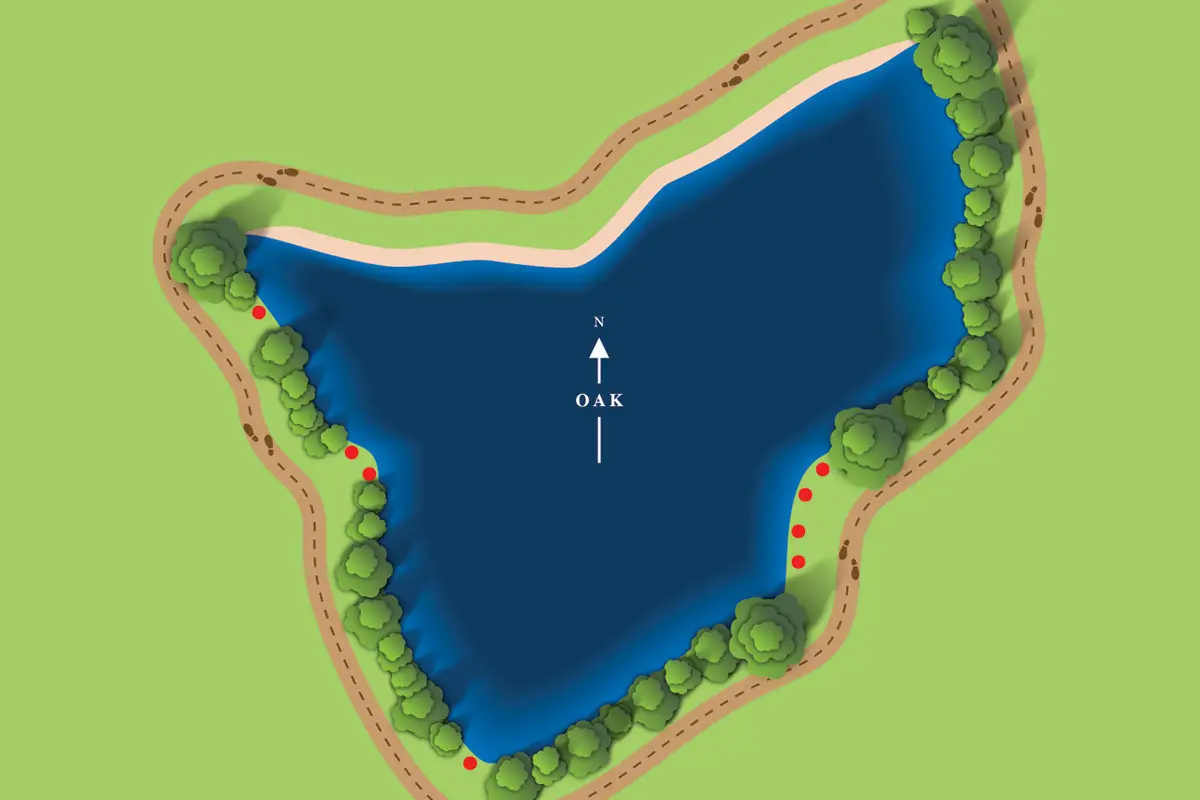 Lac De Missy Carp Fishing Lake.