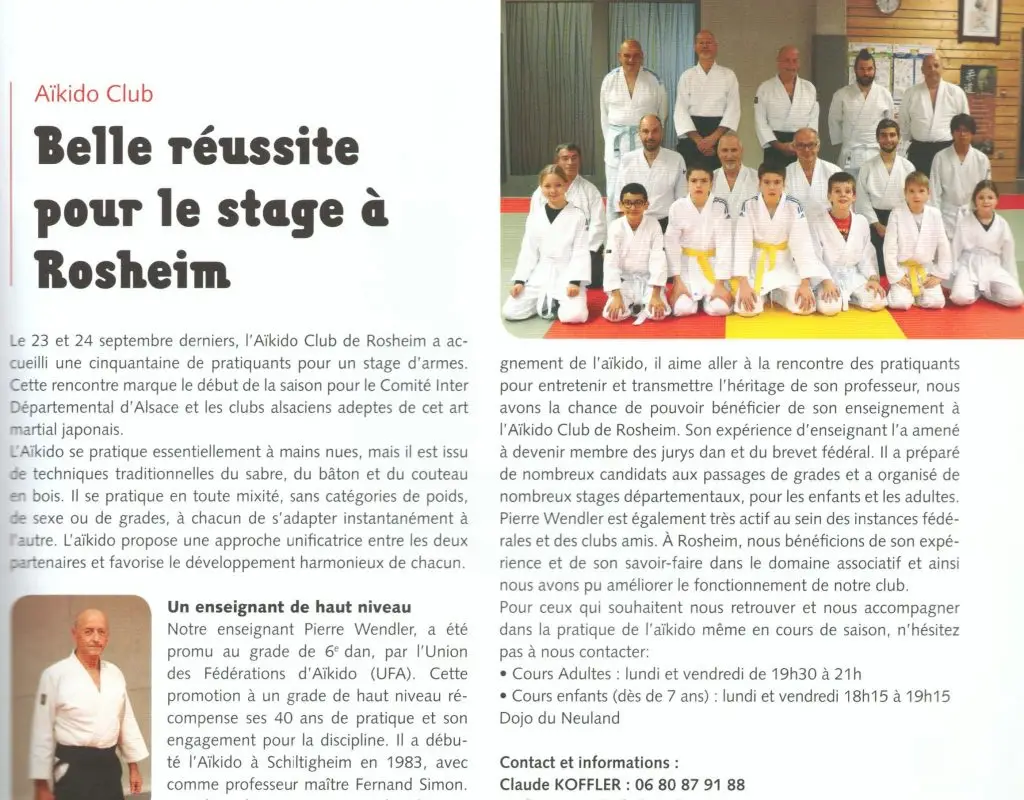Aikido Club De Rosheim