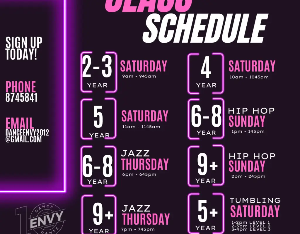 Dance Envy Studio - Moncton Dieppe & Riverview
