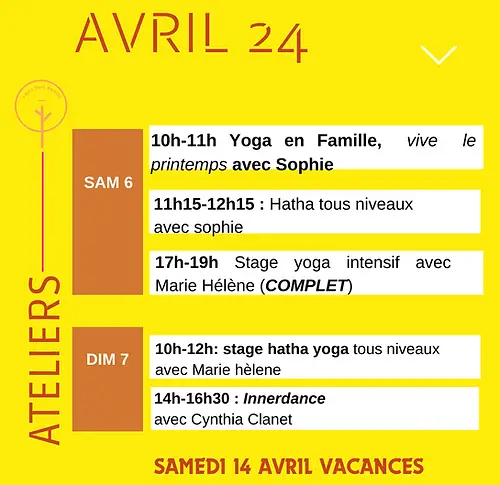 Yoga Rive Droite - Cours De Yoga, Pilates, Course Theater Children, Awakening Musical Petits