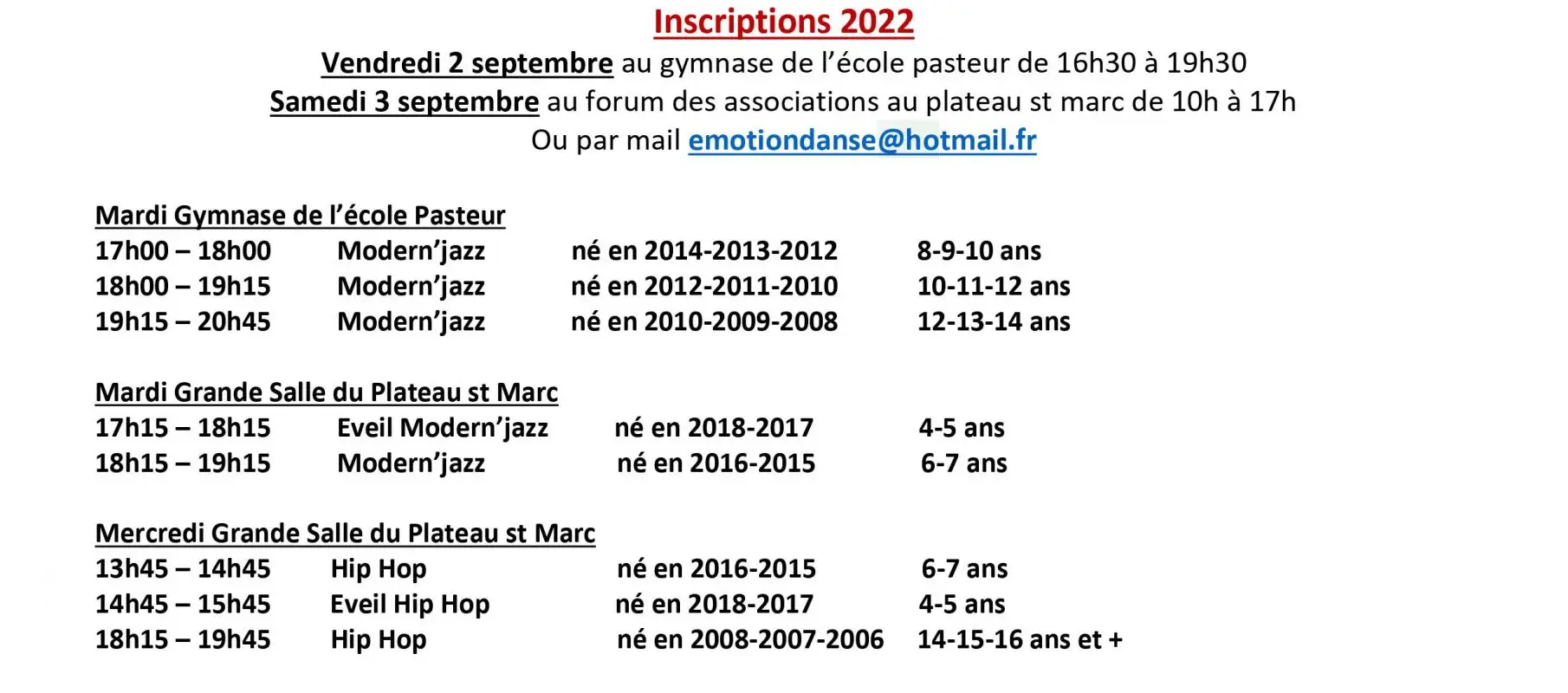Emotion Danse