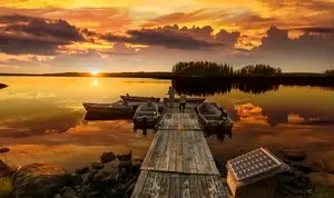 Hidden Bay Lodge Cabin on Blackstone Lake
