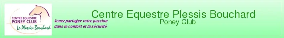 CENTRE EQUESTRE DU PLESSIS BOUCHARD
