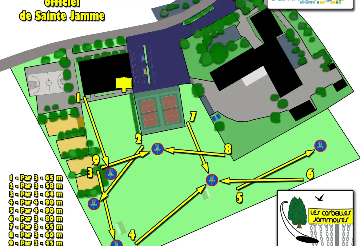 Parcours de disc golf des 3 Vallées