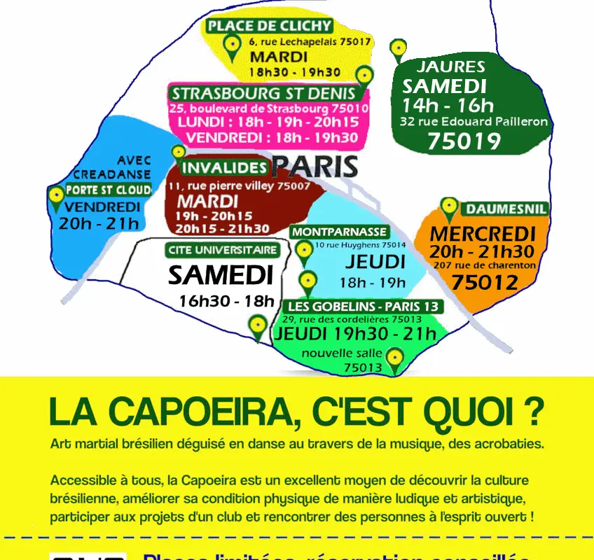 Jogaki Capoeira Paris - Cours de Capoeira