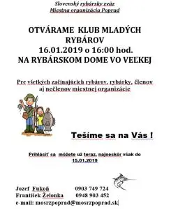 Slovenský Rybársky zväz, miestna organizácia Poprad