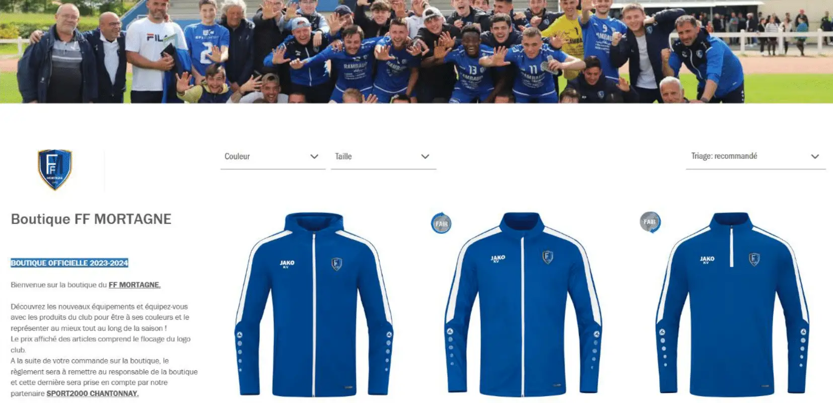La Fraternelle Football Mortagne