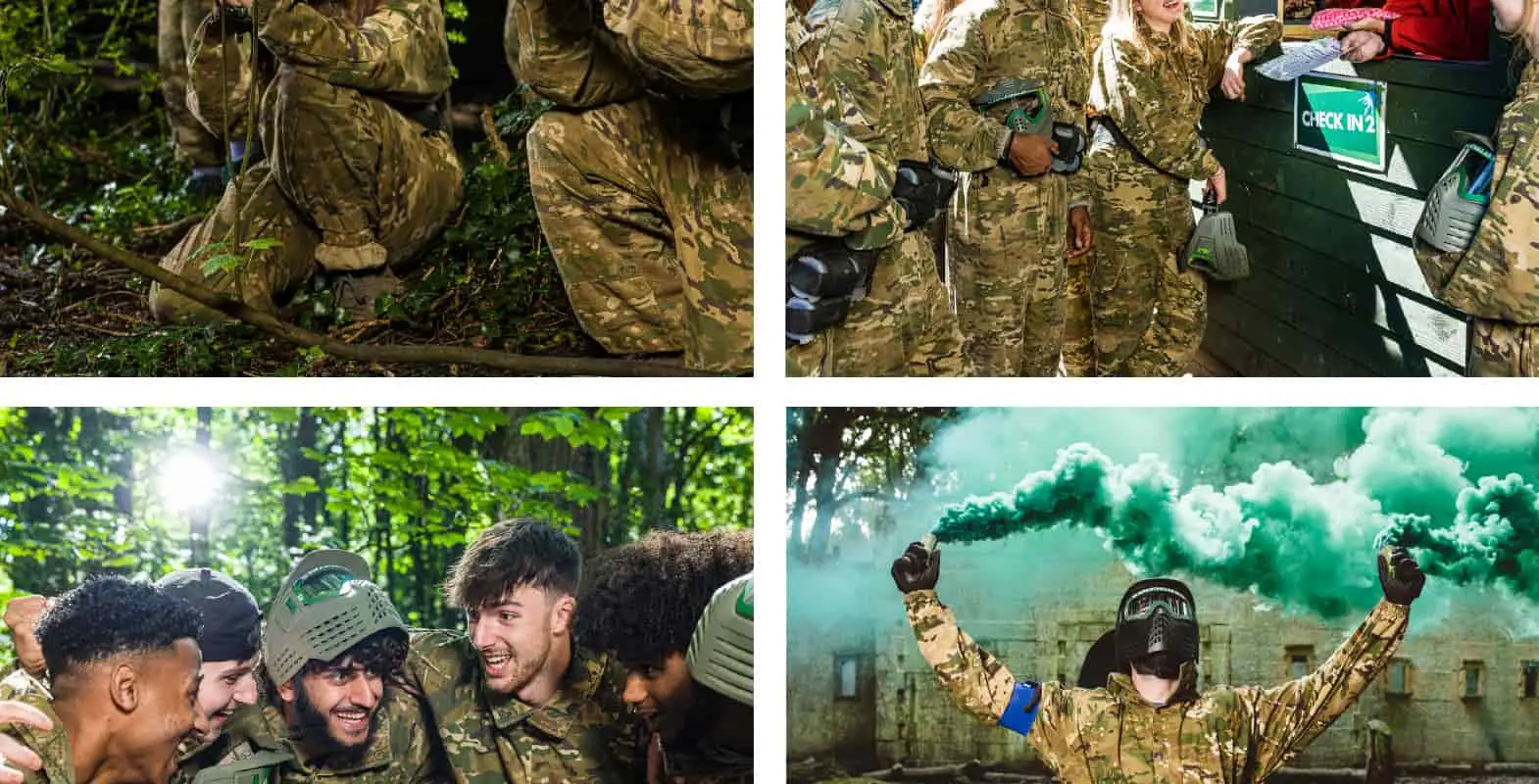 GO Action Forest - Paintballing / Laser Tag / Zorbing