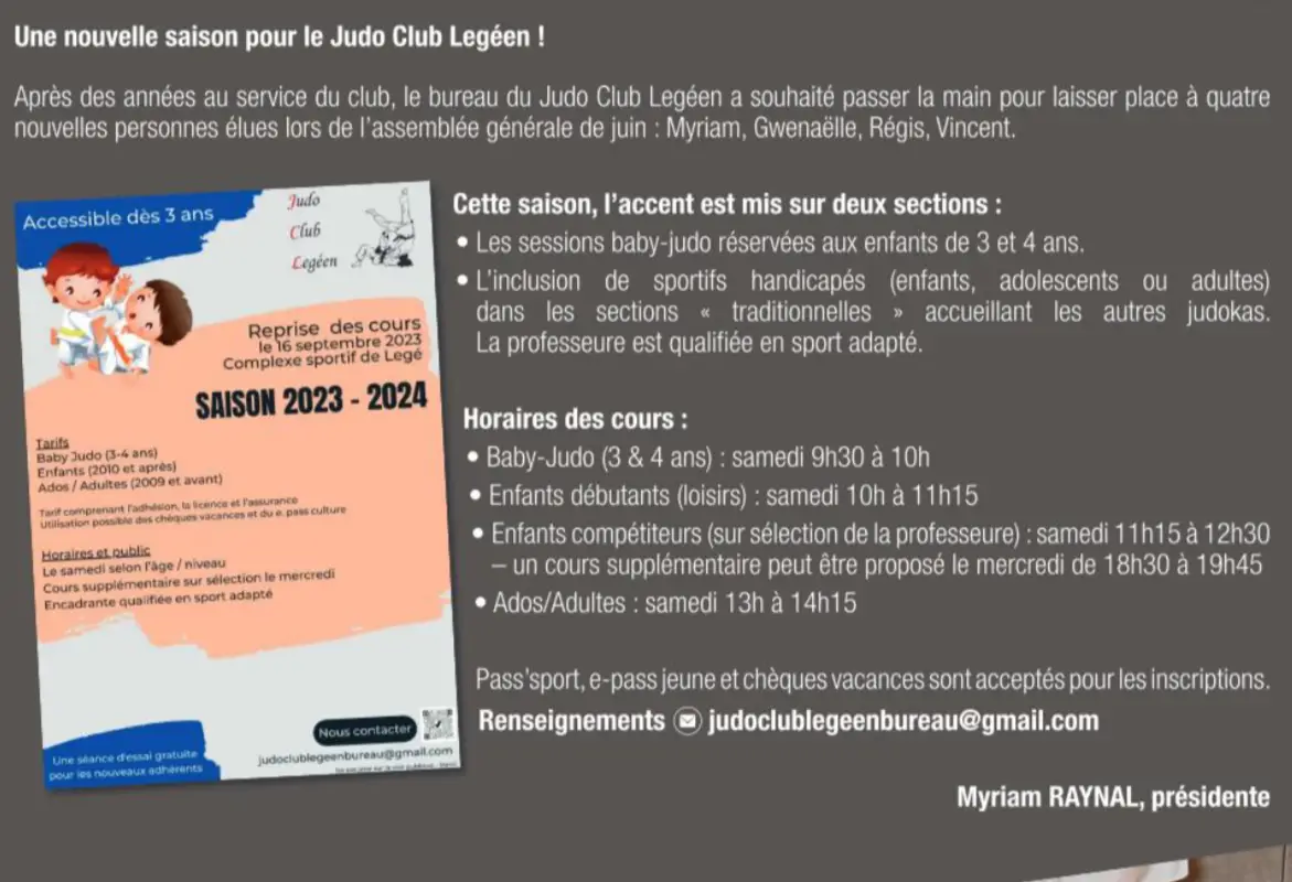 Judo Club Legéen