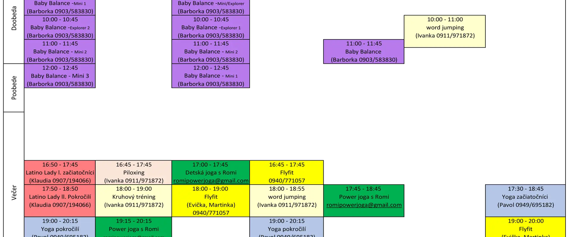 Yoga a FlyFitness centrum