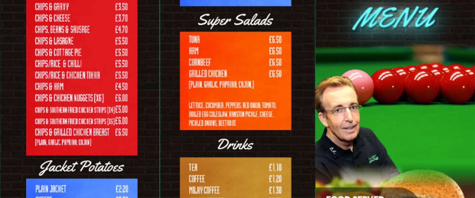Terry Griffiths Matchroom & Hustlers Pool Hall