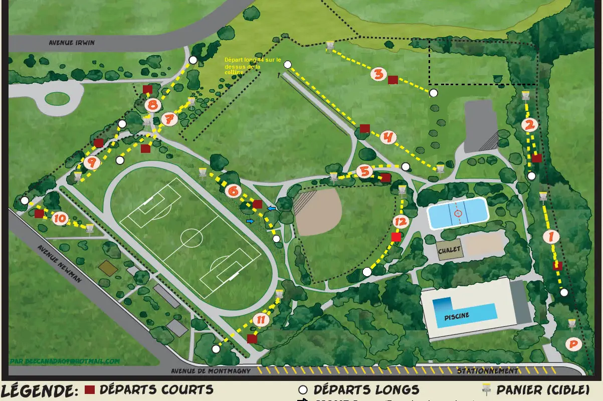 Parcours De Disc Golf Ignace-Bourget