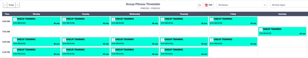 OneUp Fitness