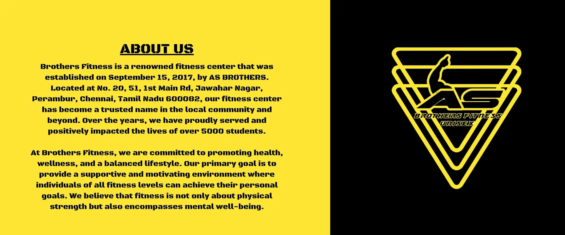AS BROTHERS FITNESS UNISEX