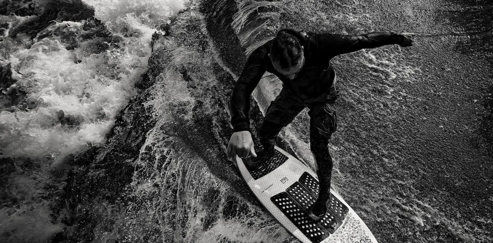River surfing
