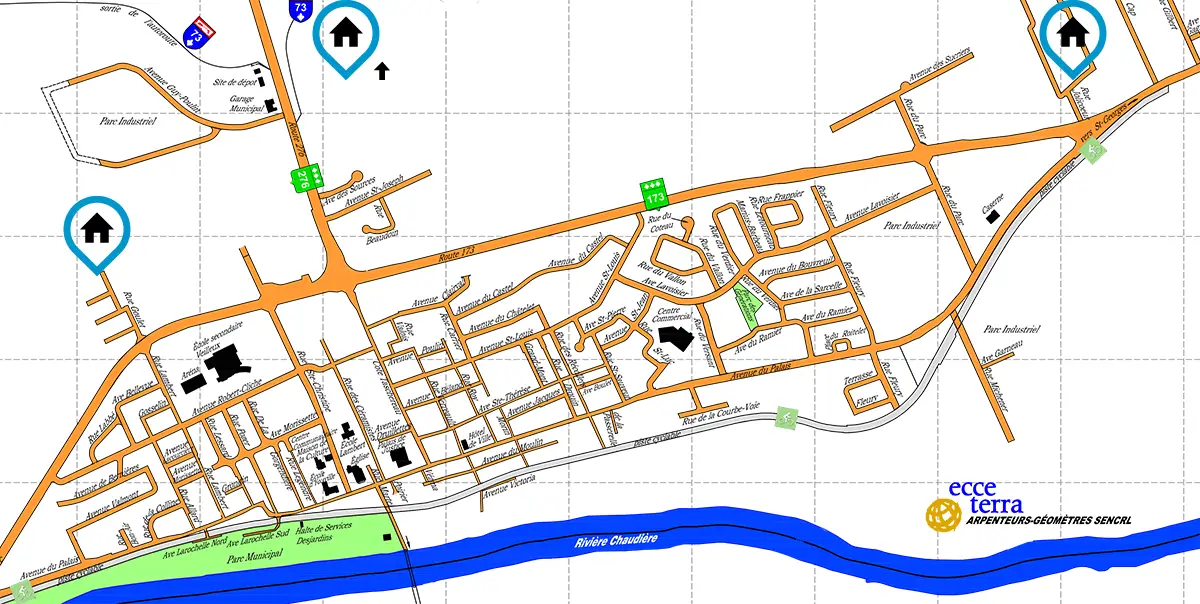 Saint-Joseph-de-Beauce urban area bike path