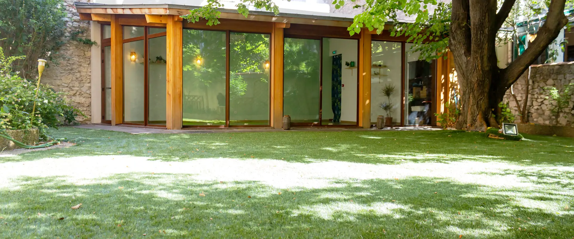 Yoga coté jardin