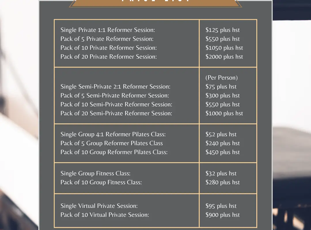 Etobicoke Pilates and Wellness Studio