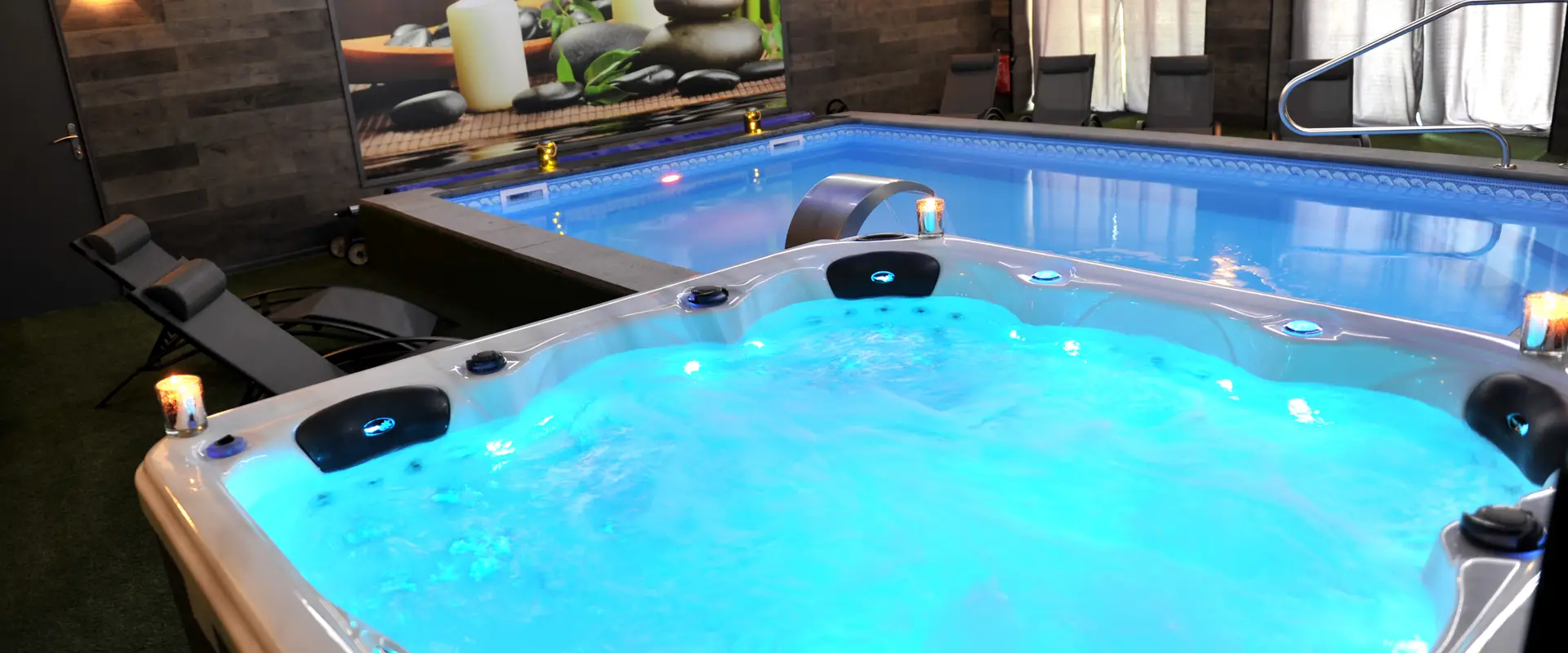 COCOONING SPA - Gîte & piscine/sauna/jacuzzi privatif