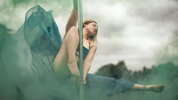 Uplifted Pole and Yoga