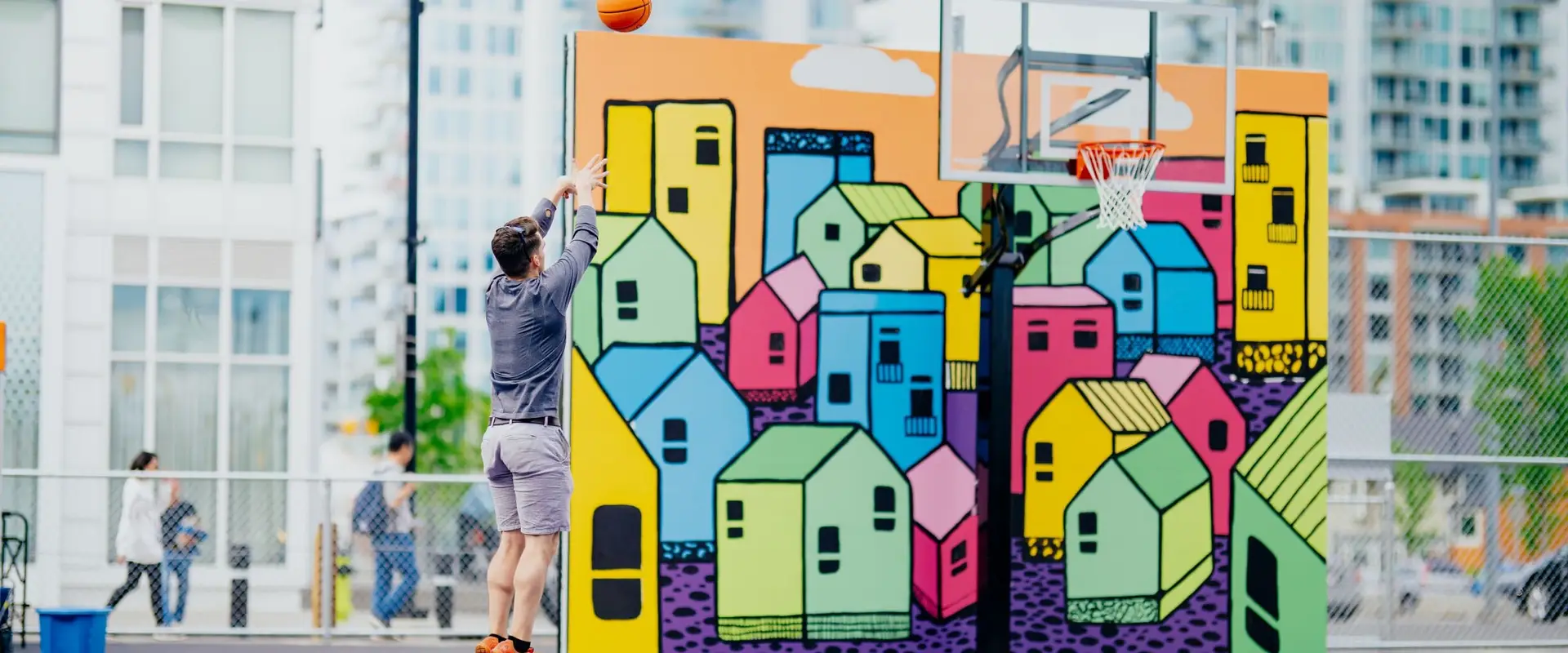 The Bounce Outdoor Basketball Court