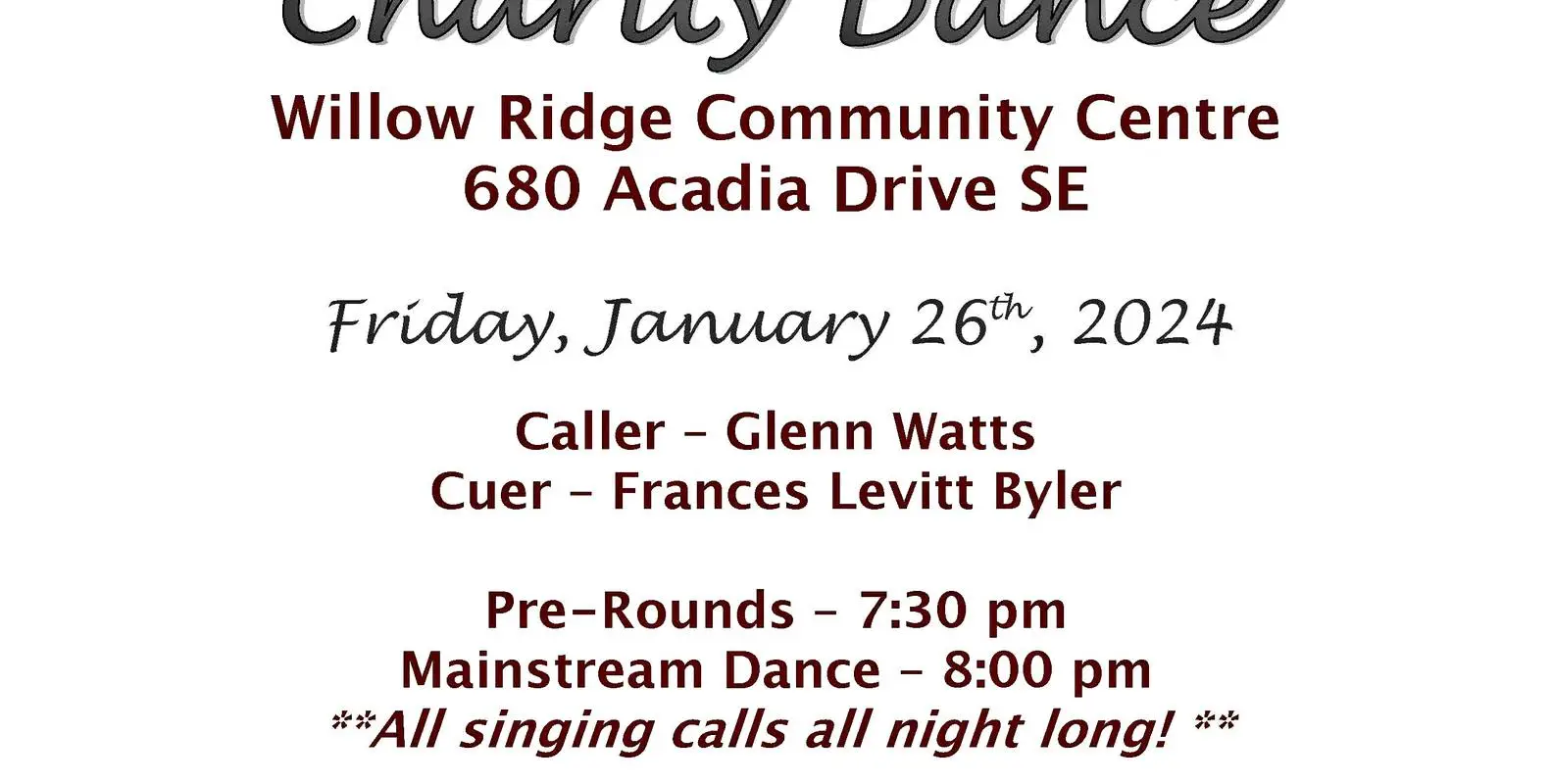 Queens & Jacks Square Dance Club