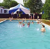 Heated Outdoor Swimming Pool at Lower Lacon Caravan Park (Customers Only)