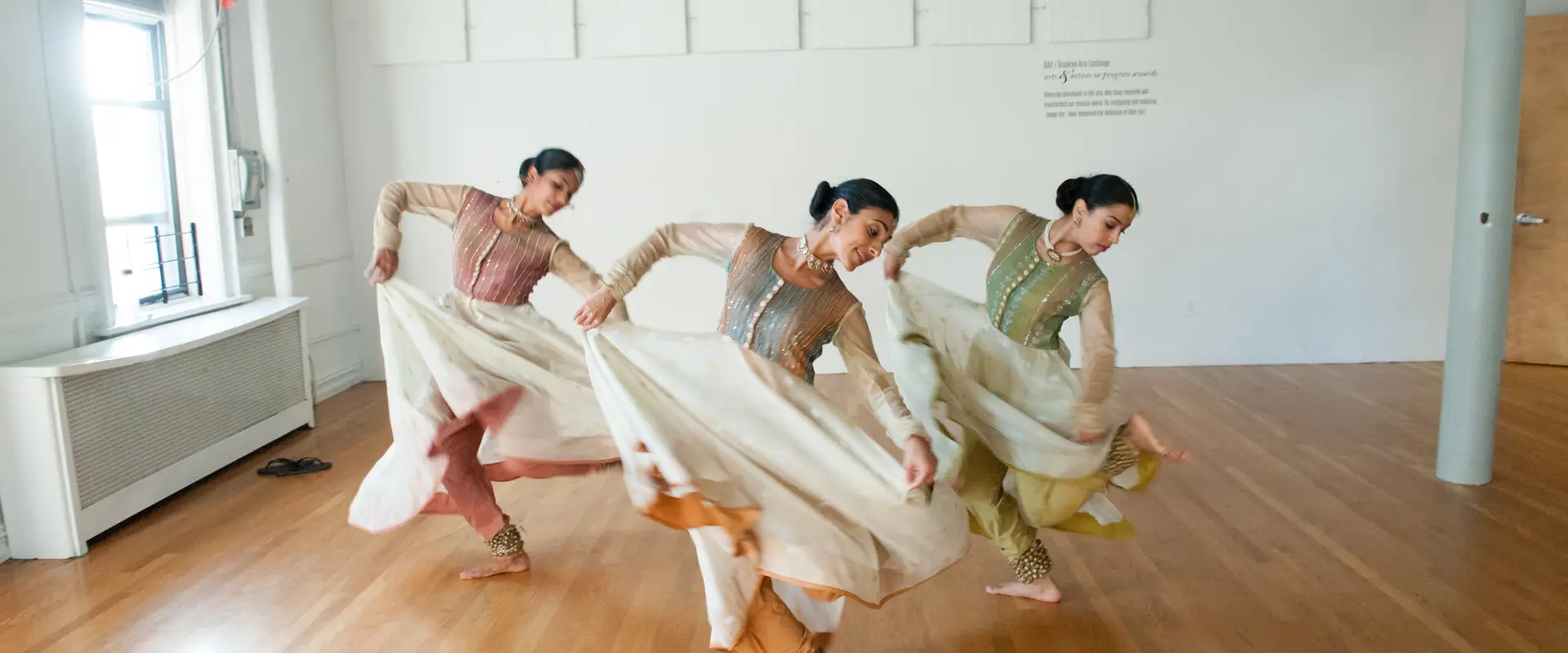 Girls dance class