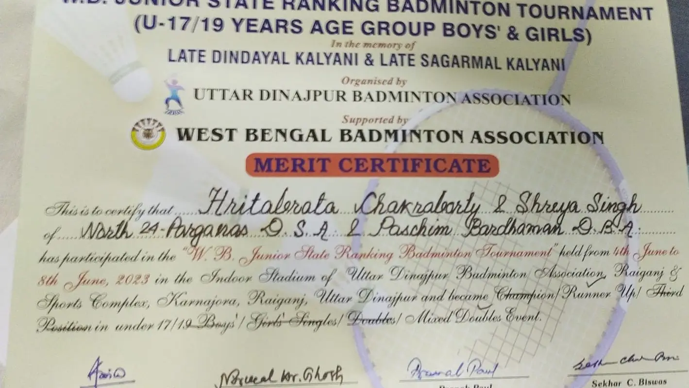 ACE Bengal Badminton Academy (Nadia)