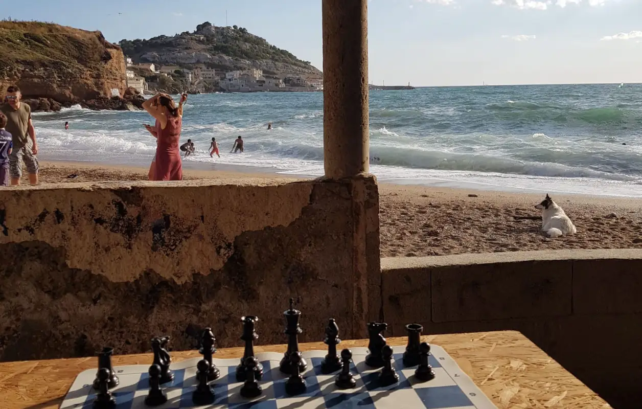 Cours particulier échecs, en cabanon de bord de mer!